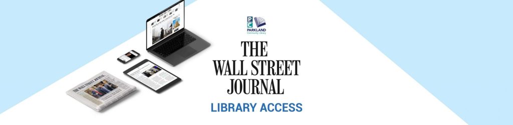 The wall street journal banner