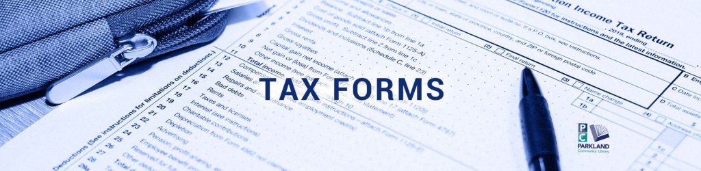 Decorative Title, tax forms