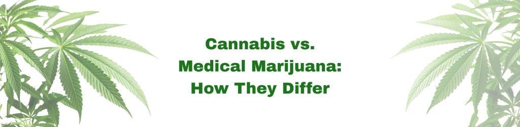 Cannabis vs. Medical Marijuana: How They Differ, title banner
