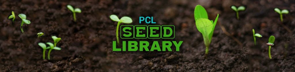 Decorative title banner, Seed Library