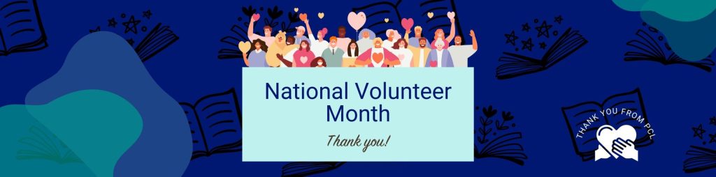 Volunteer month banner