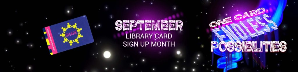 September library card banner