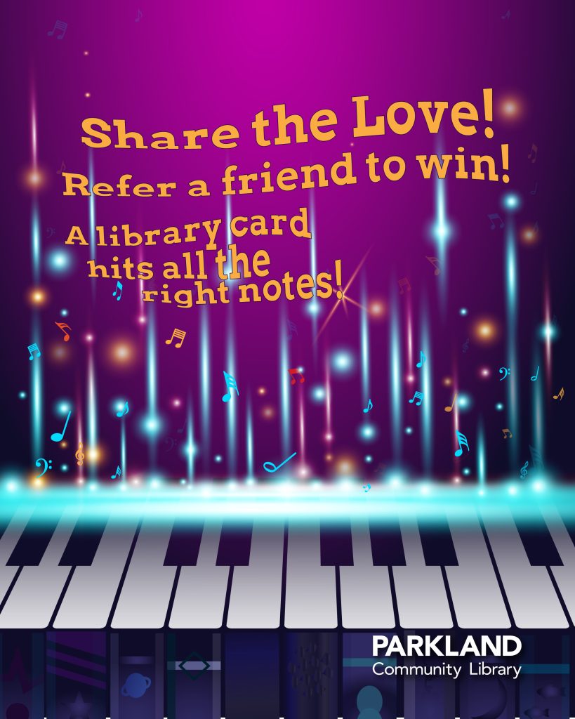 Refer a freind to the library this September!