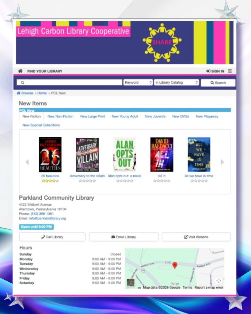 Apsen Catalog home page